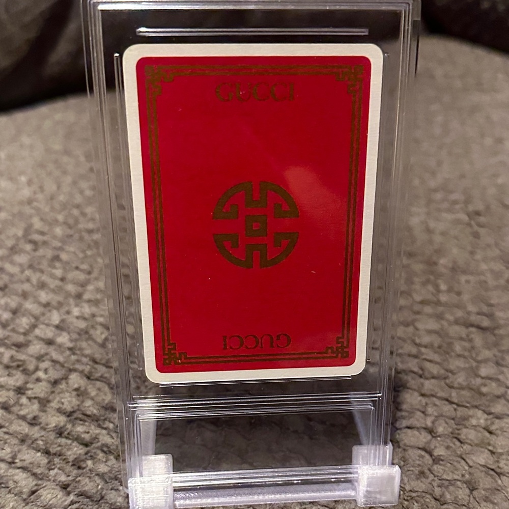 Gucci Red (King Spade) original Gucci One Original Card